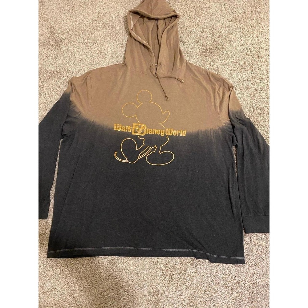 Walt Disney World Hoodie Sweatshirt Spirt 2XL Top Unisex Distressed Grun sku44